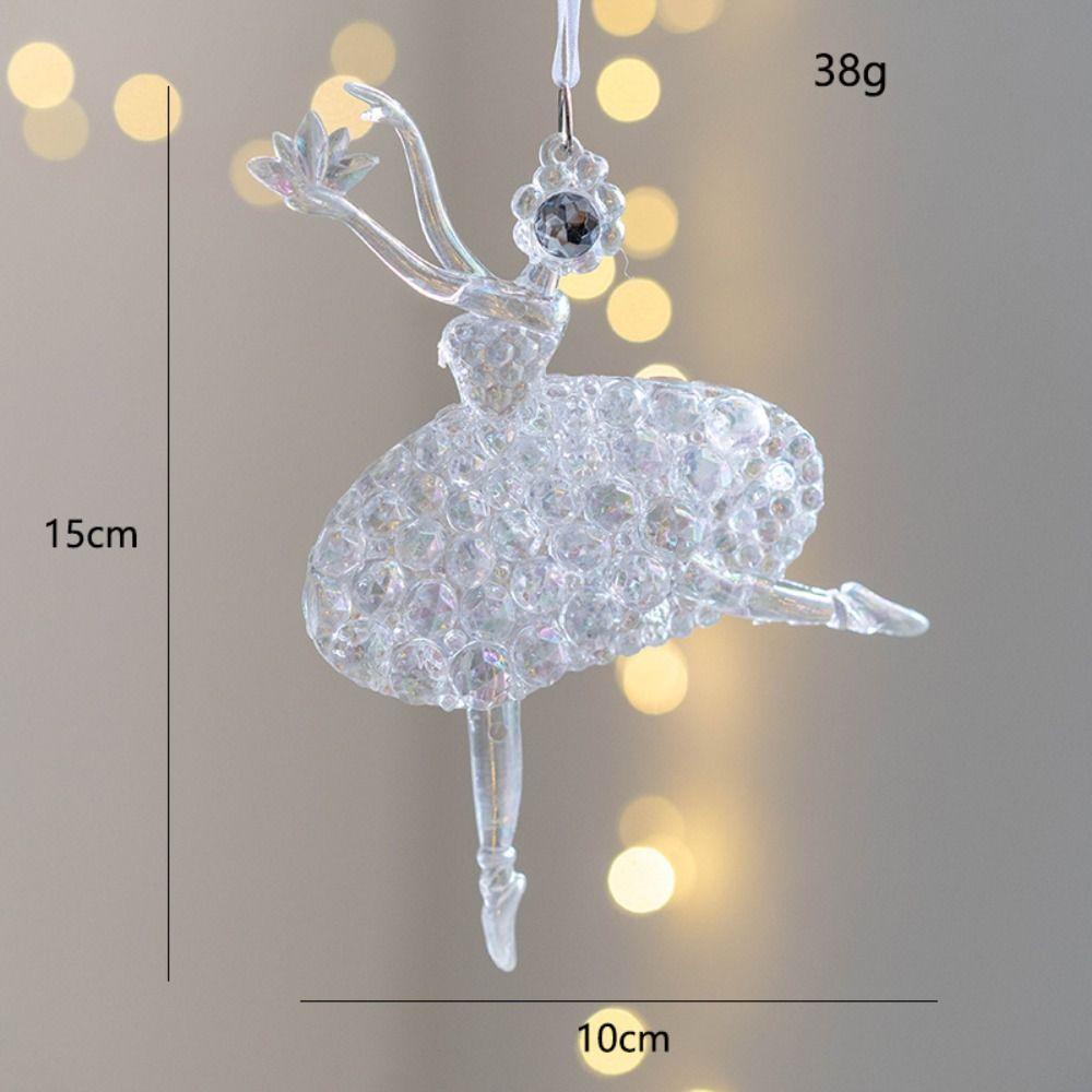 Phụ Kiện Treo Trang Trí Cây Thông Giáng Sinh Bằng acrylic Nhiều Màu