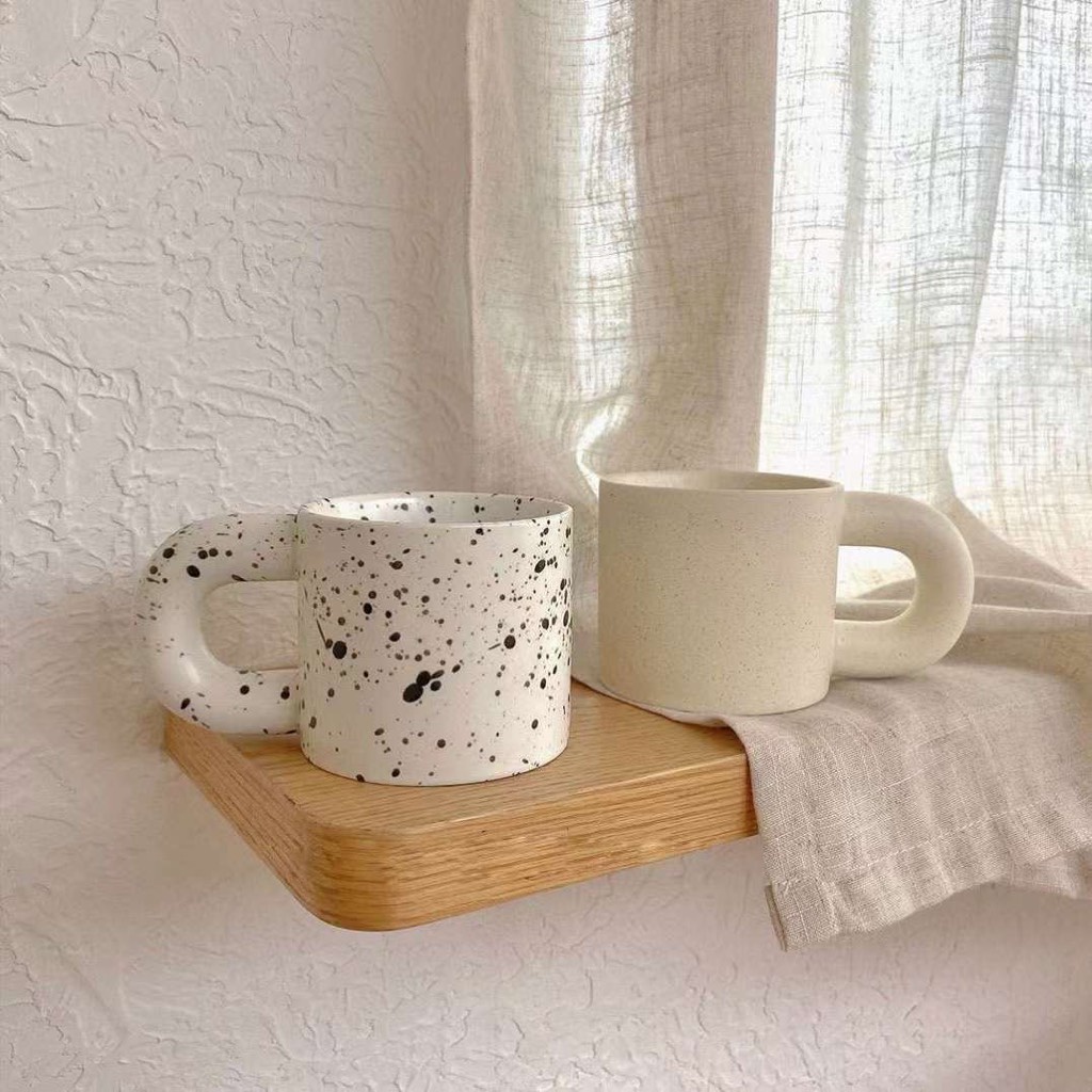 !   Cốc decor chụp ảnh be