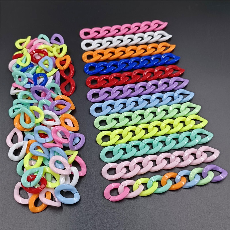 Set 10 Khuyên Tai Dạng Chuỗi 17 * 24mm Thời Trang Cá Tính