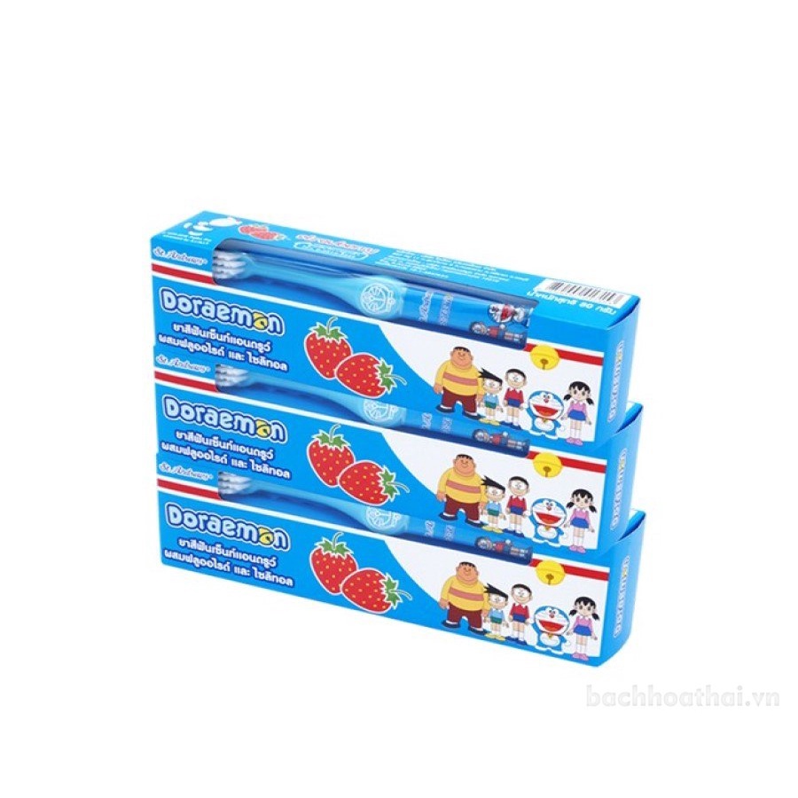 Bộ kem đánh răng trẻ em St. Andrew phiên bản Doraemon kèm bàn chải