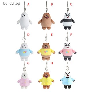 Móc Khóa Gấu Bông Hoạt Hình we bare bears Đáng Yêu