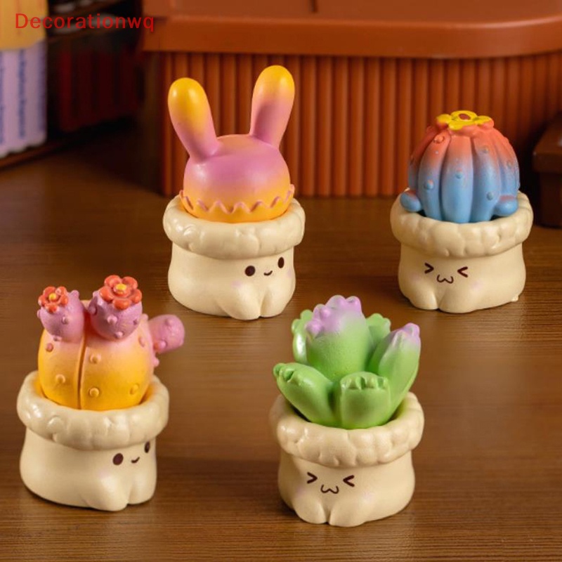 Mô Hình Cây Xương Rồng mini Trang Trí Tiểu Cảnh Mới