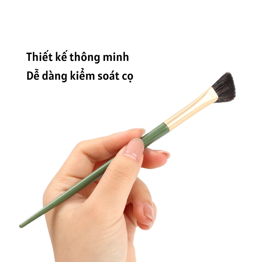 Cọ Đánh Sống Mũi Tạo Khối Bắt Sáng Cao Cấp 2 Màu Mềm Mại Dễ Dùng