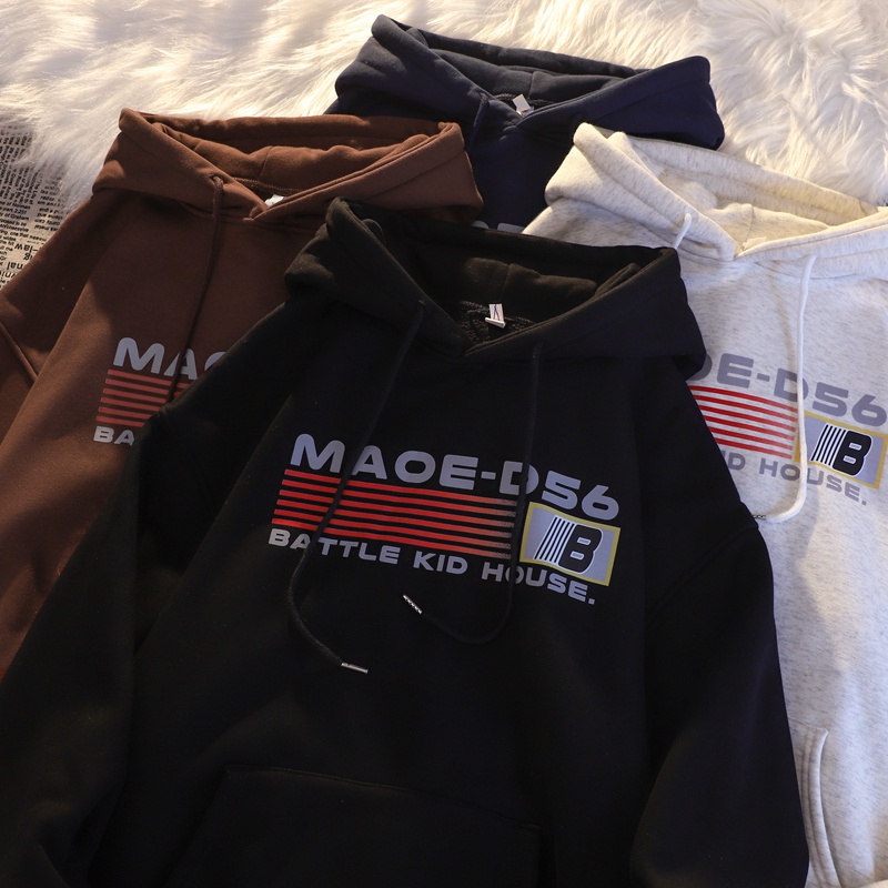 Áo hoodie Tay Dài In Hình Thời Trang Dành Cho Cặp Đôi