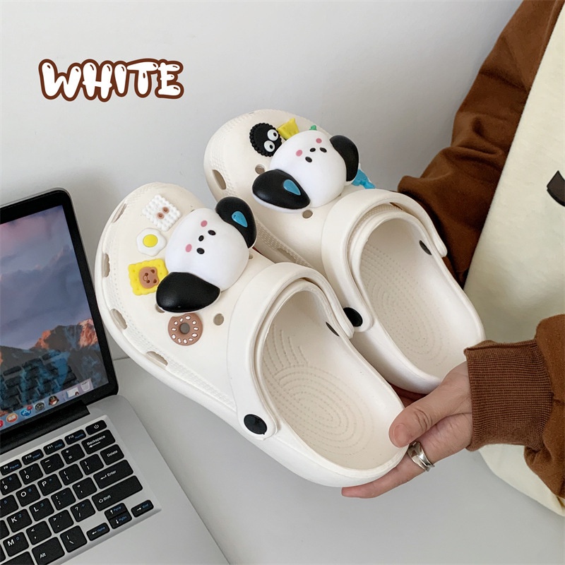 Dép quai ngang CLEMINE họa tiết chú chó dễ thương dành cho trẻ em