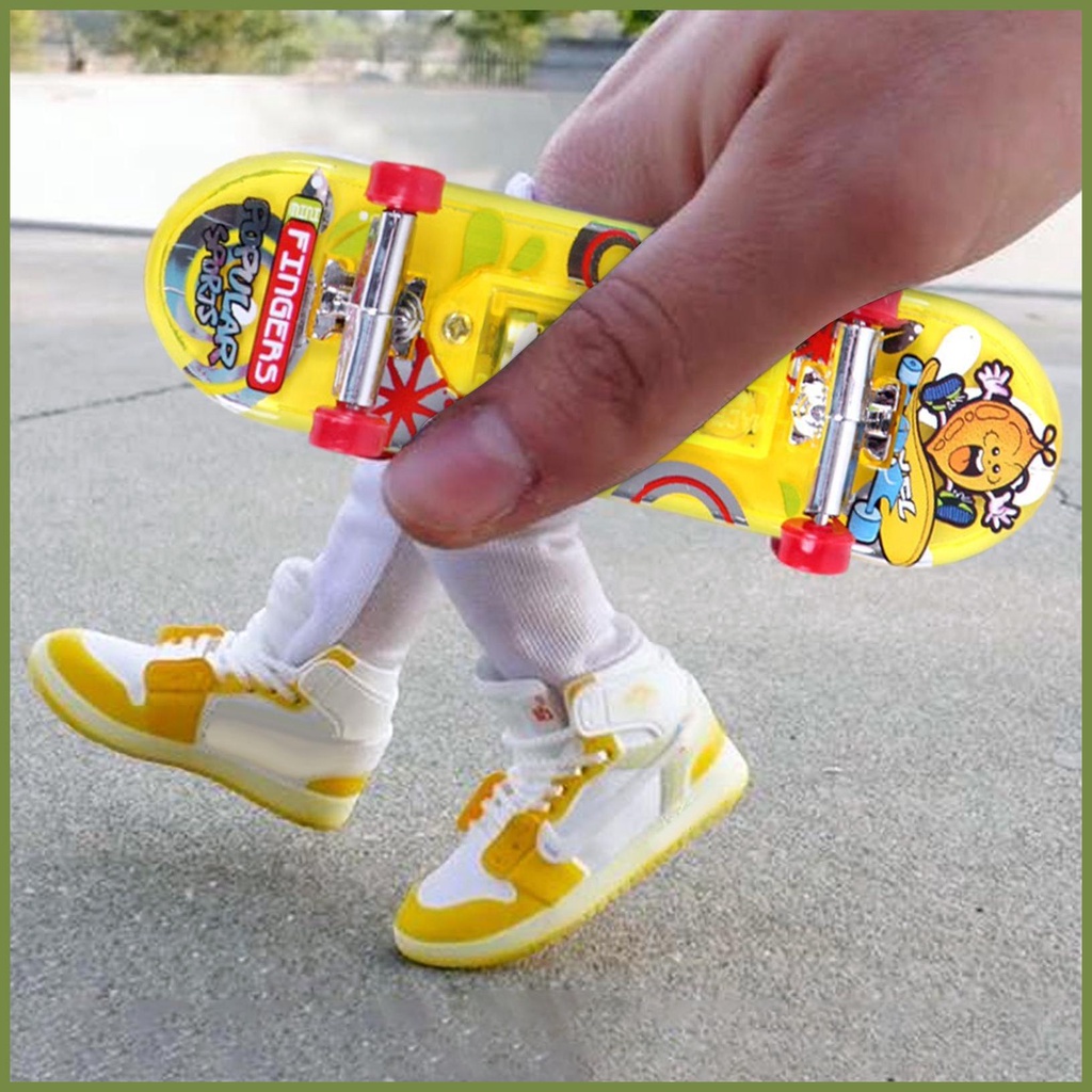 Set 3 Ván Trượt Ngón Tay mini Có Đèn led Phát Sáng