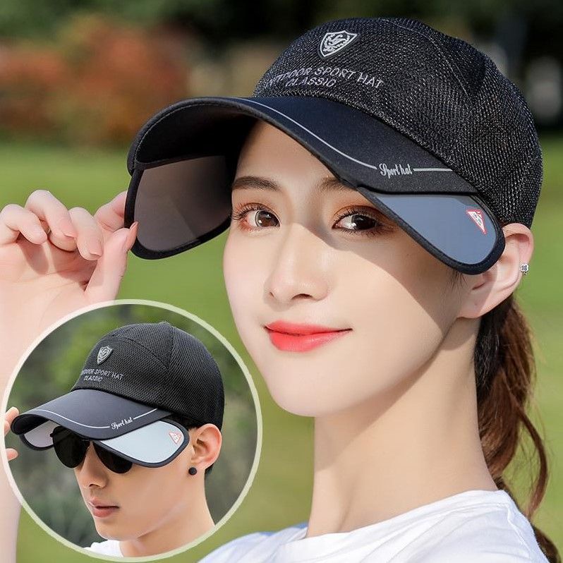 Mũ Lưỡi Trai Chống Nắng Phối Lưới Thoáng Khí Thời Trang Mùa Hè Cho Nam