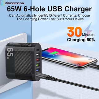 Củ Sạc 65w usb type-c 5v / 3.5a Cho iphone 14 13 12 huawei