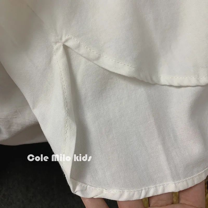 Áo Sơ Mi cotton Lanh Dáng Rộng Thời Trang Dành Cho Bé Trai