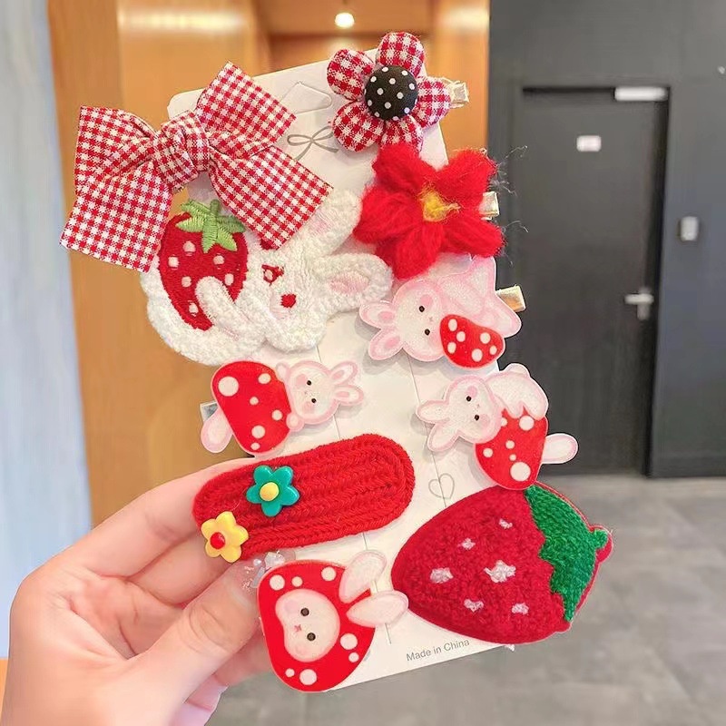 PVN60175 Set 10 Kẹp Tóc Nhiều Hình Kute Cho Bé Gái Dễ Thương T2