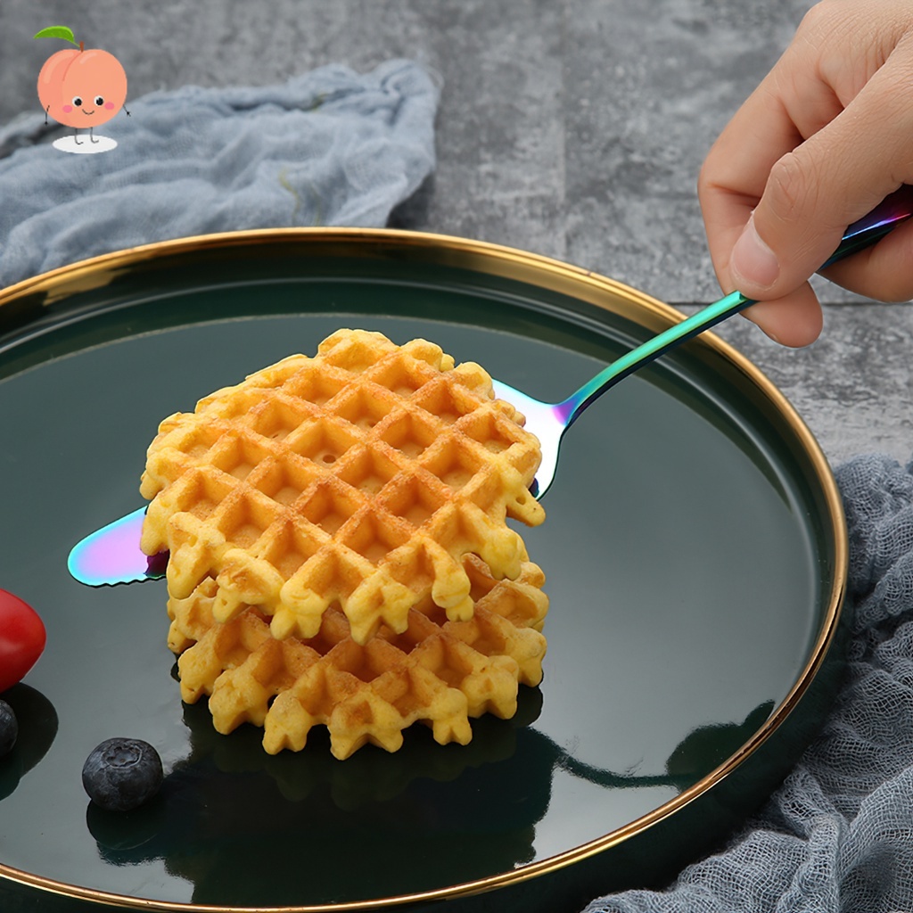 Xẻng xúc bánh kem bằng Inox nhiều màu PEACH