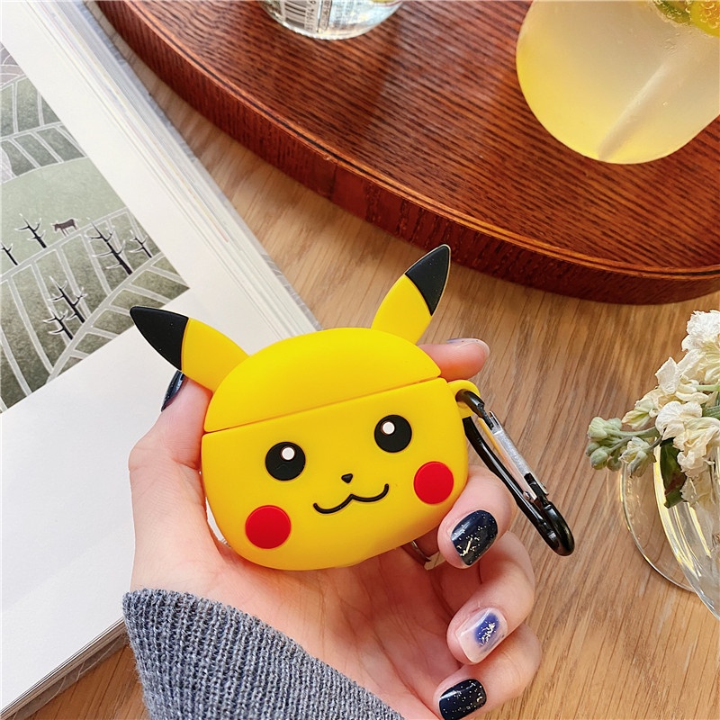 Dễ Thương Ốp Điện Thoại Silicon Mềm Chống Rơi Hình pikachu Cho sony wf-1000xm5 sony wf-1000xm5