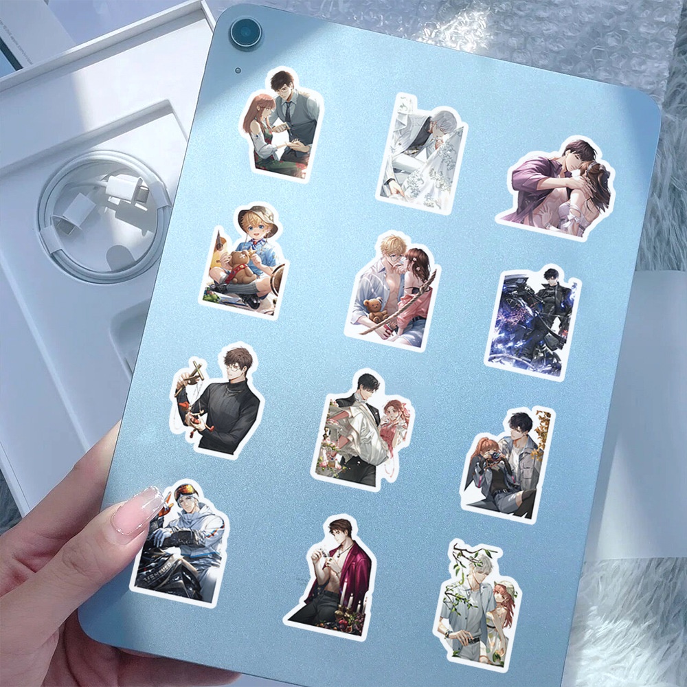 Bộ 100 Miếng Dán Trang Trí Mũ Bảo Hiểm / Bút Chì In Họa Tiết graffiti Độc Đáo