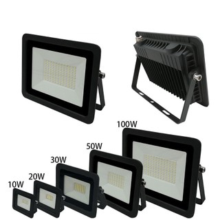 Đèn pha led ngoài trời 10w 20w 30w 50w 100w ip67 đèn chiếu điểm chống nước cho bãi đậu xe sân vườn sân chơi