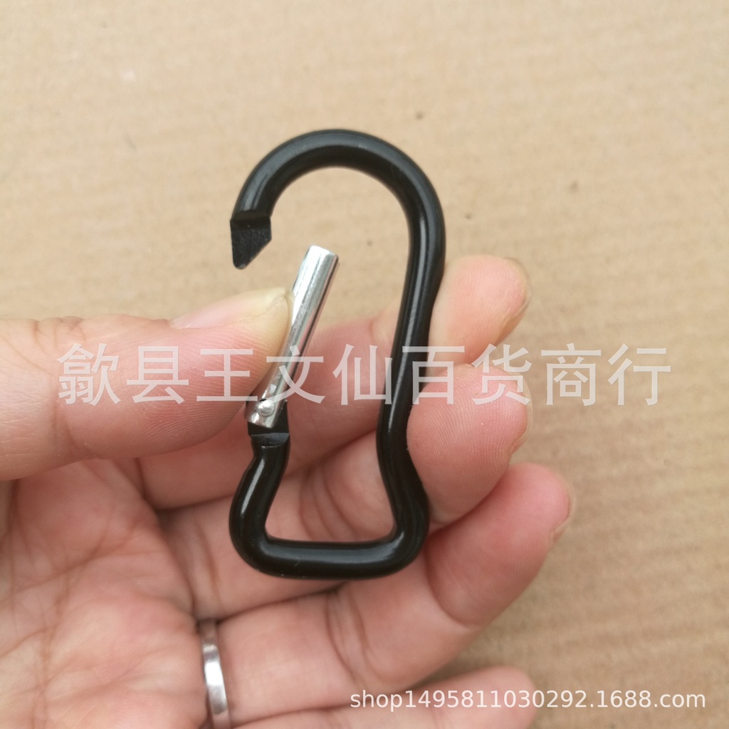 Khóa Leo Núi Hợp Kim Nhôm Hình Cá Siêu Cứng - Hình Đuôi Cá -Leo Núi Khóa Leo Núi Đa Chức Năng