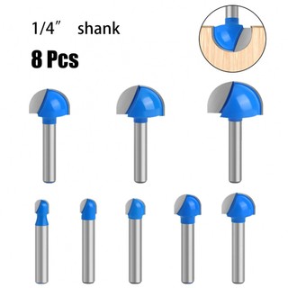 Router Bit Solid Hardened Steel Woodworking Tools 6.25MM Shank Cutters
