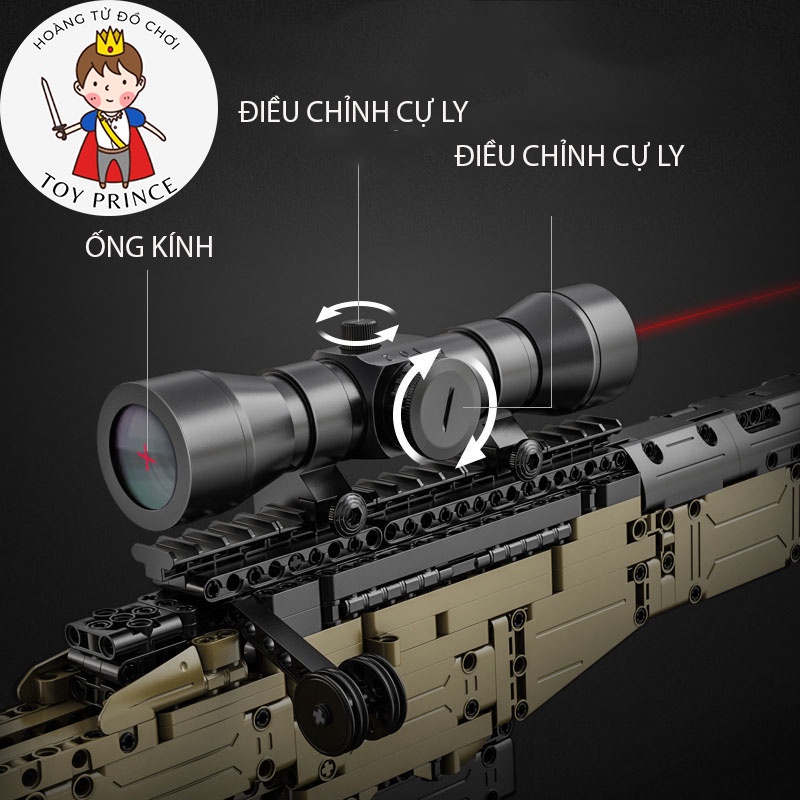 Mẫu ĐỒ CHƠI LẮP RÁP KIỂU LEGO MÔ HÌNH SÚNG AWM TRONG PUBG CSGO FREE FIRE CF C81053 CaDA đẹp