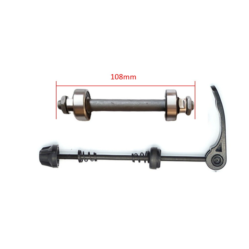 Trục Bánh Xe Bằng Thép Kèm 2 Vòng Bi Trước Và Sau
