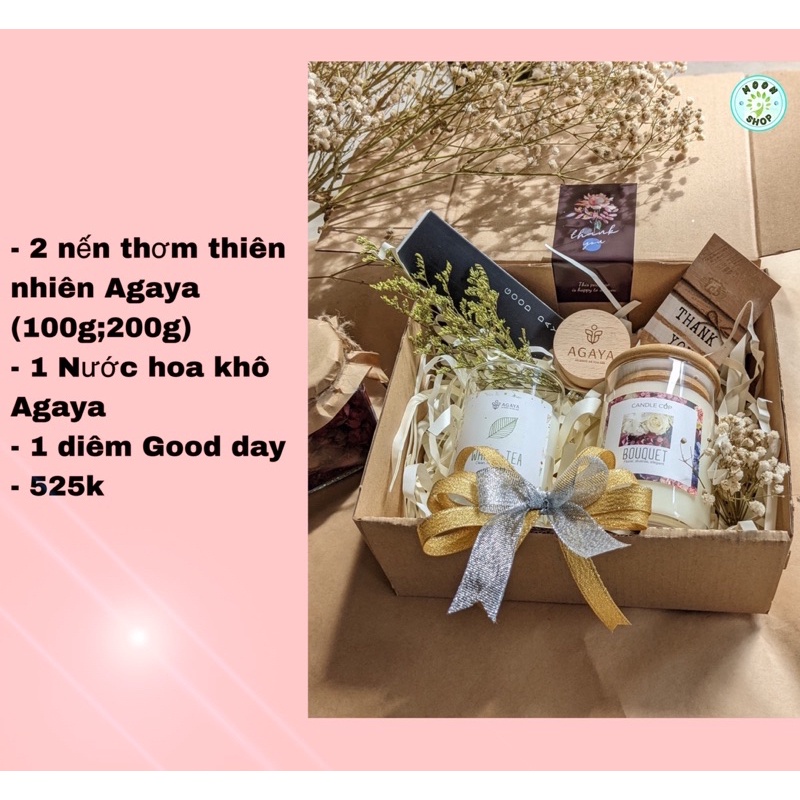 Set quà 8/3 Nếnthơm và Nước hoa khô thiên nhiên. Quà tặng 20/10, quà sinh