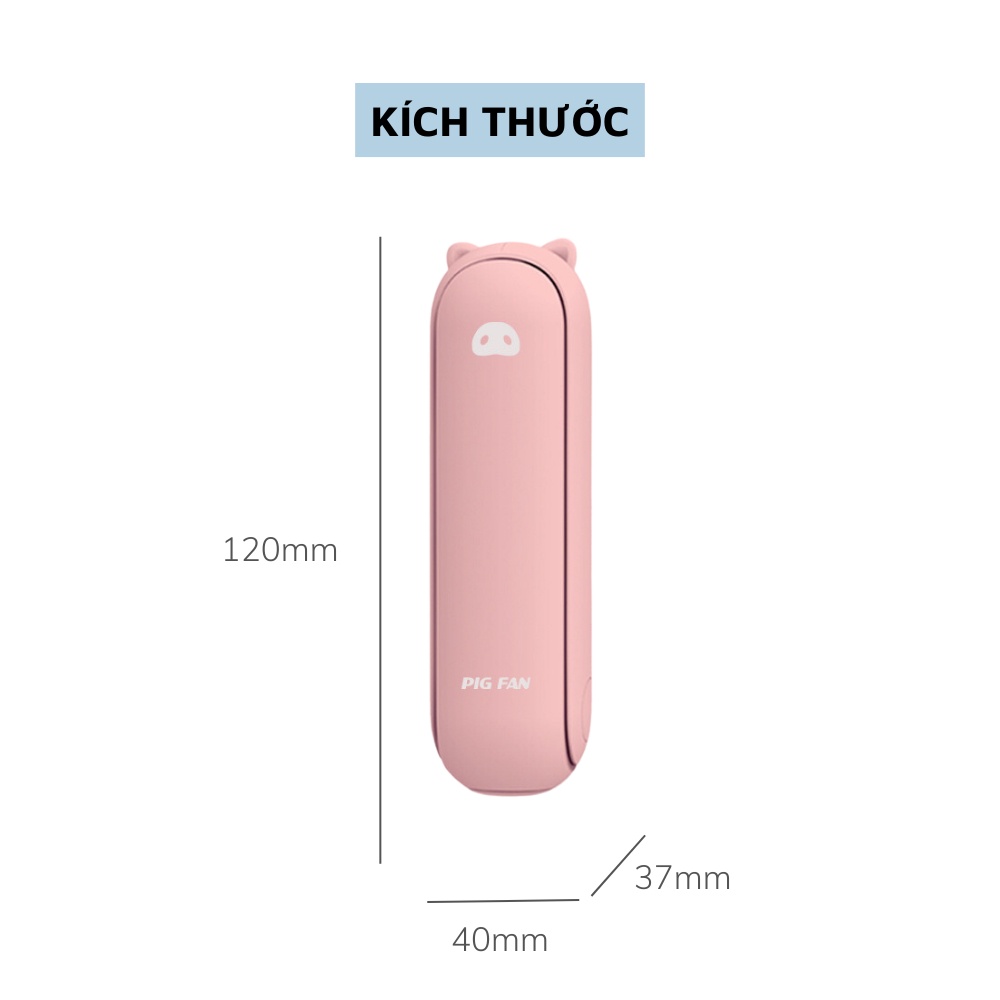 Quạt tích điện mini gấp gọn quạt cầm tay hoặc để bàn có đèn pin kiêm sạc dự phòng bỏ túi tiện dụng 3 chức năng tiện lợi