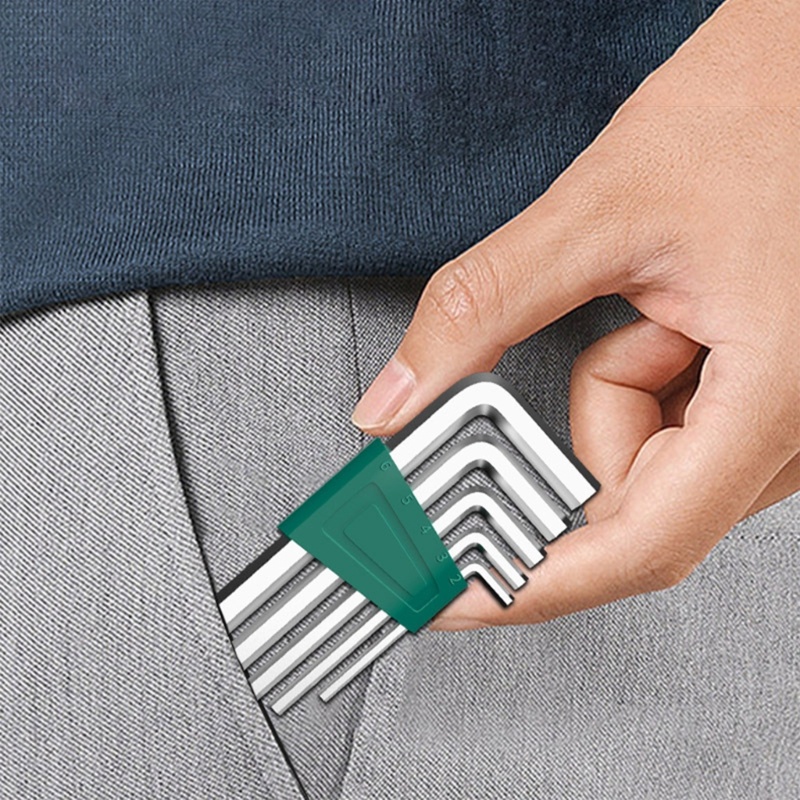 Bộ Cờ Lê Lục Giác Hình Chữ l 8 Món Dùng Sửa Chữa Xe Đạp / Xe Máy