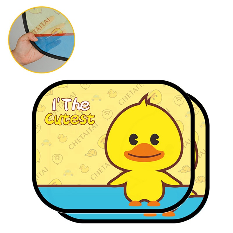 Set 2 Tấm Bạt Che Nắng 45 x 36 cm Bảo Vệ Chống Tia uv Cho Xe Hơi Sự Bảo Vệ