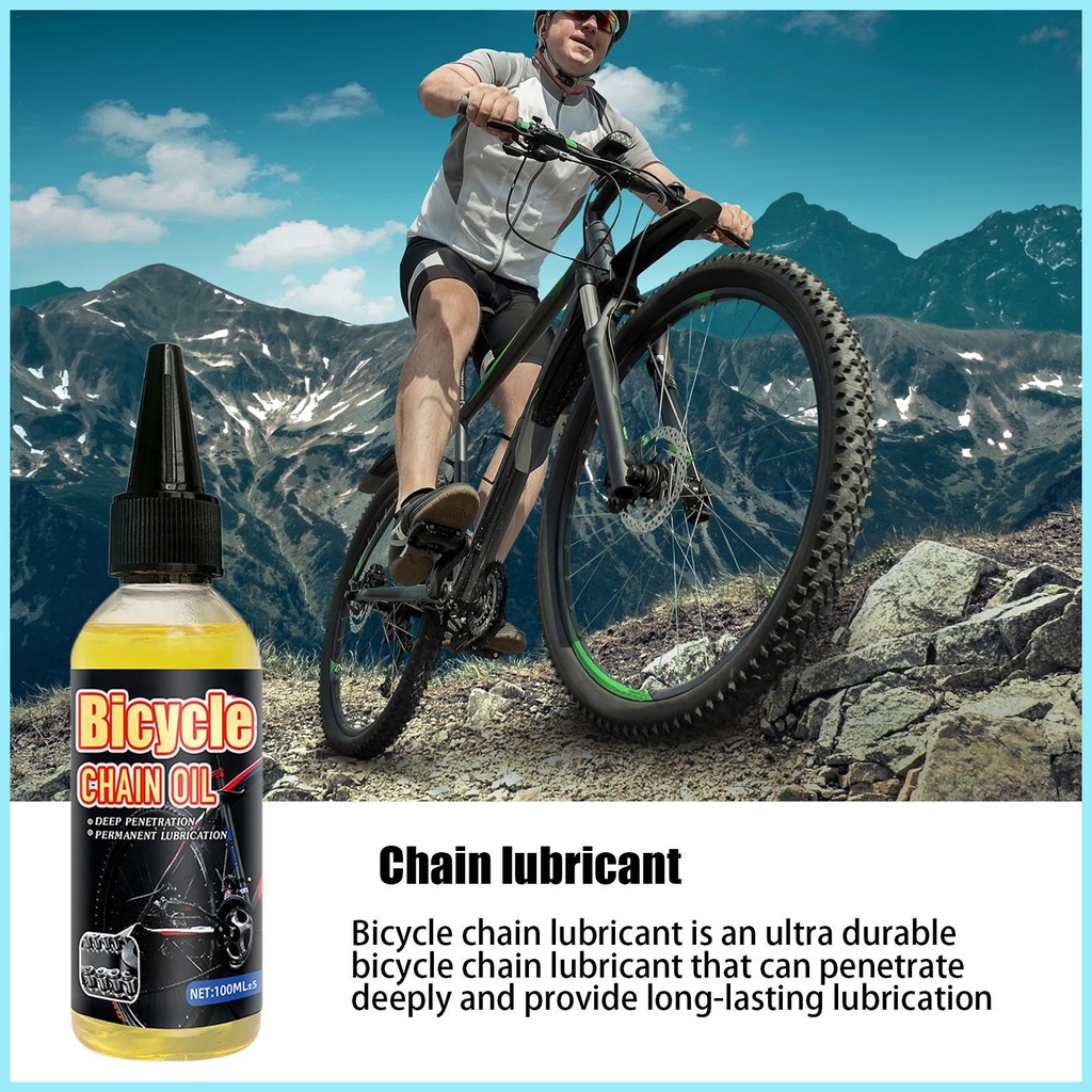 Dầu Bôi Trơn Xích Xe Đạp 100ml Lâu Trôi Chống Thấm Nước Phù Hợp Cho Mọi Thời Tiết