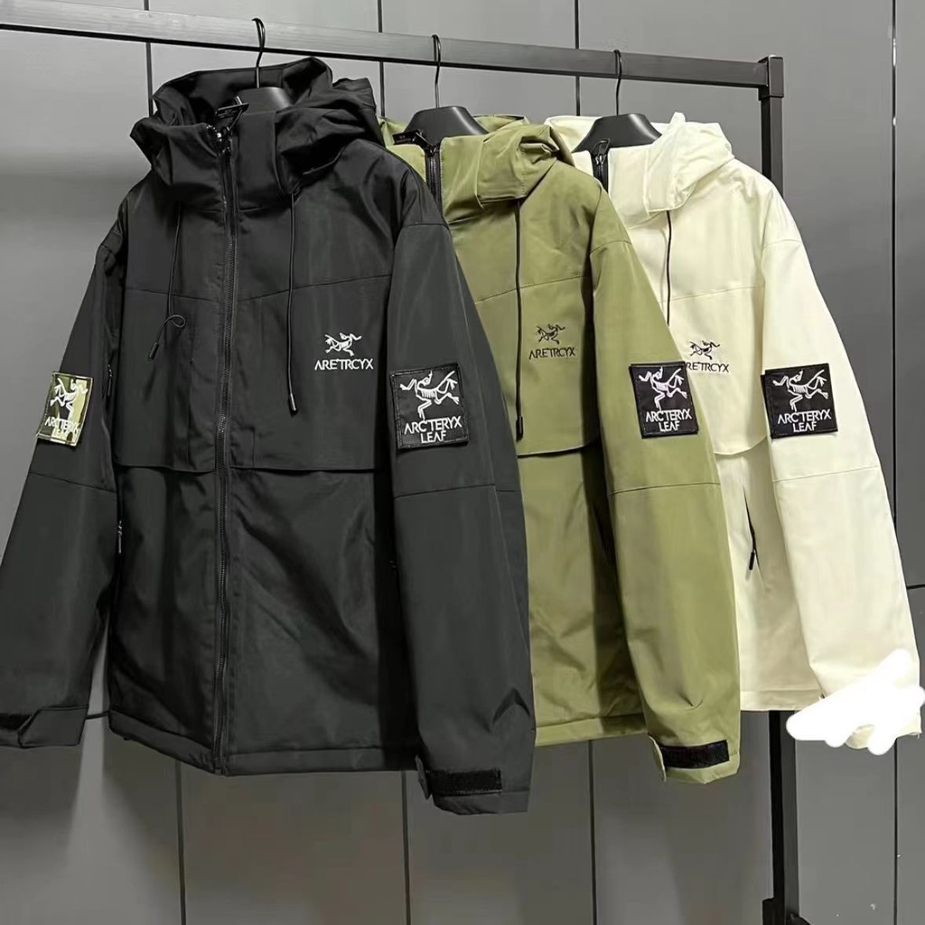 LMTC ARC'TERYX 23 Autumn Classic Hot outdoor sports mountaineering windproof waterproof hooded jacket New embroidery for men and women