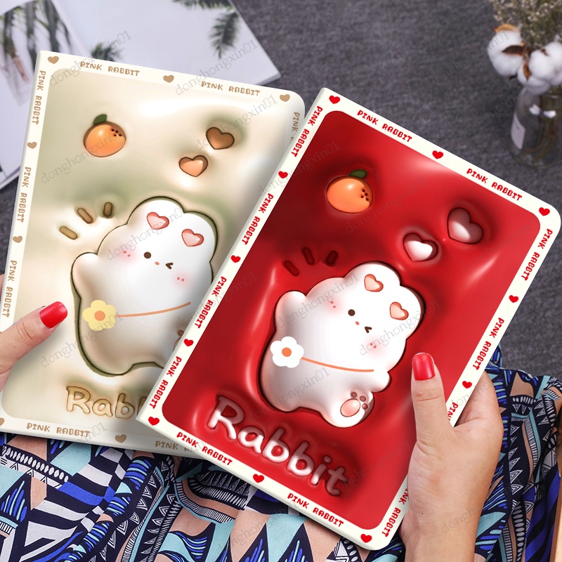 Bao Da Máy Tính Bảng Phối Silicon Hình Thỏ Cho xiaomi redmi pad se 11 inch 2023 xiaomi mi pad 5 6 pro 11 inch redmi pad 10.61 Ốp