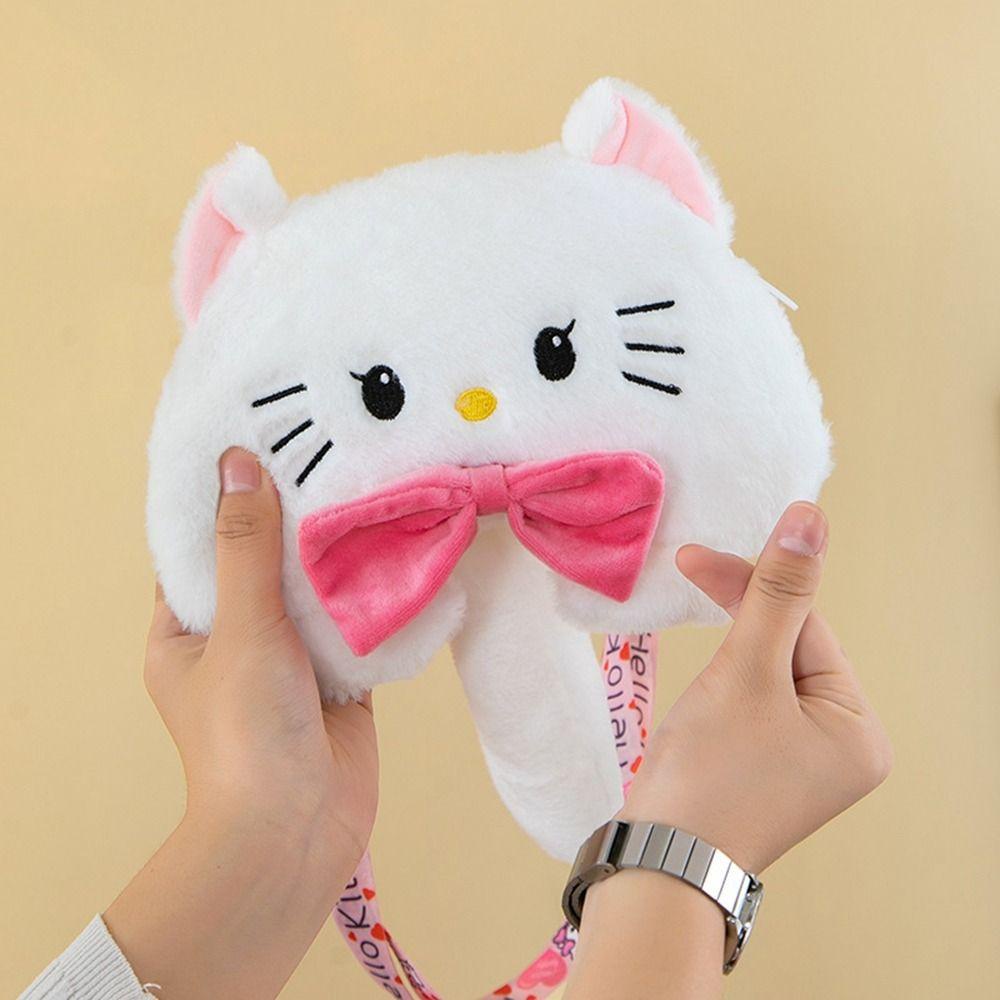 Shanhai kuromi Túi Đeo Chéo Hình Thú Nhồi Bông Hoạt Hình Dễ Thương