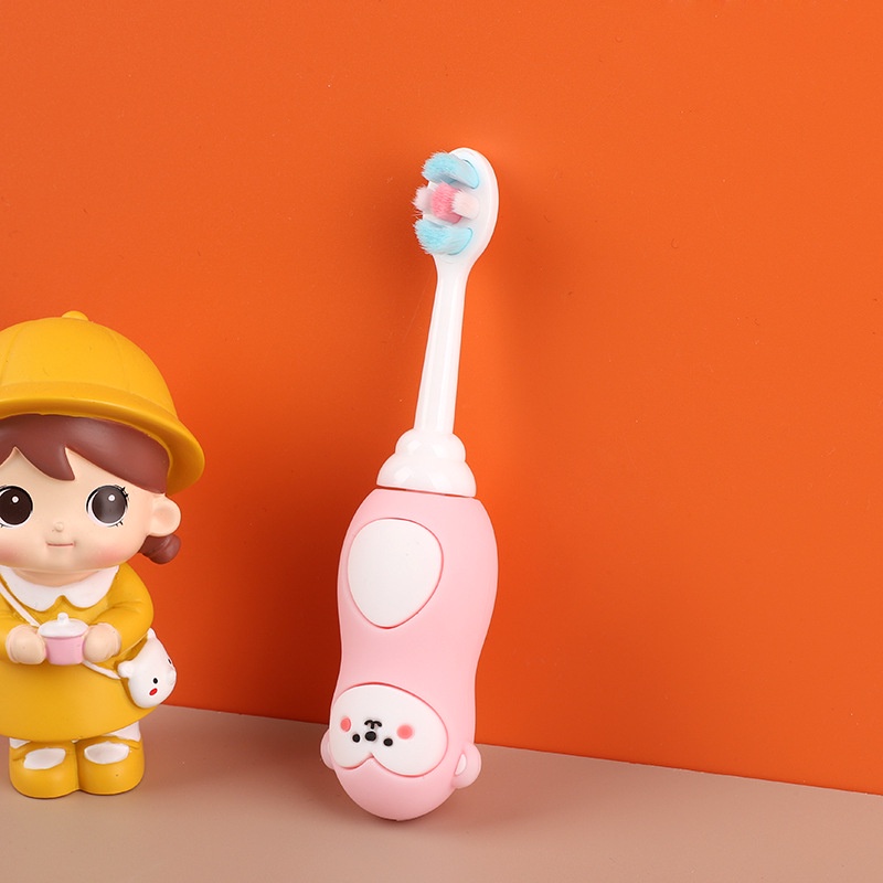 Dễ Thương Bàn Chải Đánh Răng Đầu Silicon Mềm Cho Bé 1-6 Tuổi