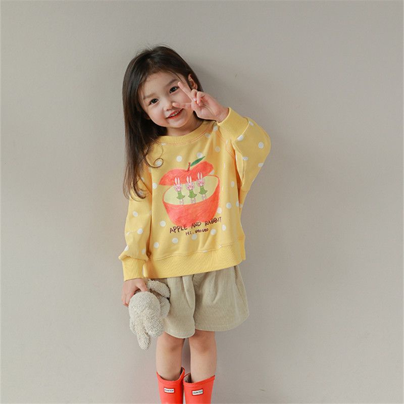 Áo sweater Dáng Rộng In Họa Tiết Thời Trang Mới 2023 Cho Bé Gái