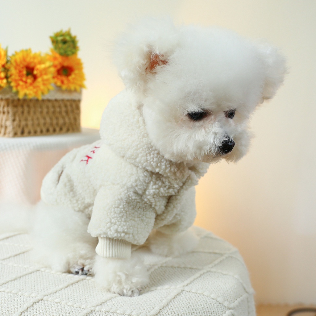 Áo hoodie Vải Bông Giữ Ấm In Chữ new york Thời Trang Mùa Đông Dành Cho Chó Mèo