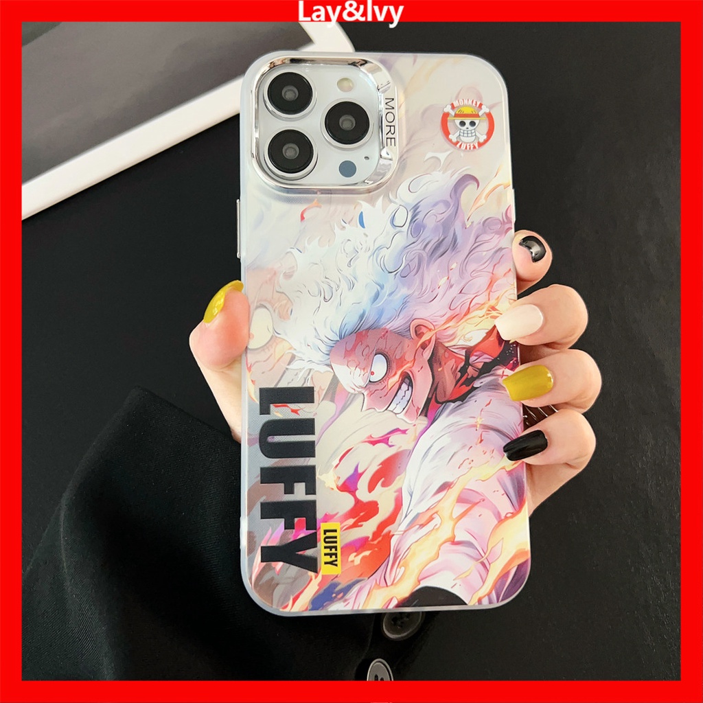 Hoạt Hình Ốp Điện Thoại Silicon In Hình one piece Cho iphone 14 14pro 14max 13promax 12 12promax 11