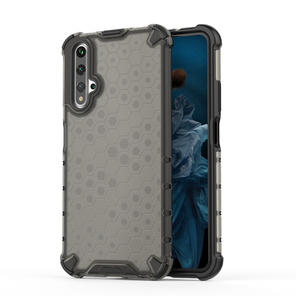 Chống Sốc Ốp Điện Thoại pc Cứng Viền tpu Dẻo Trong Suốt Kiểu Giáp Cho huawei nova 5t 4e honor view 20 p30 pro
