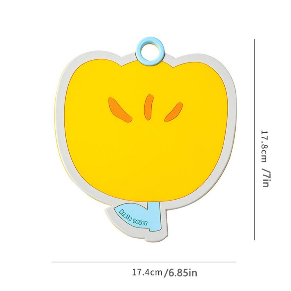 Nắp Đậy Cống Thoát Nước Sàn Nhà Tắm Chống Mùi Hôi Bằng Silicon Dễ Thương