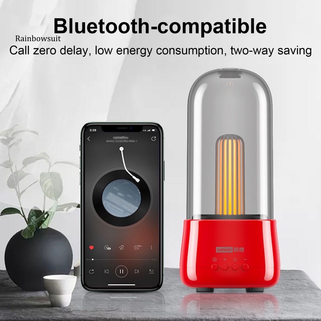 Loa bluetooth Không Dây lenovo l02 mega 50 Có Đèn Led Chất Lượng Cao âm thanh siêu trầm