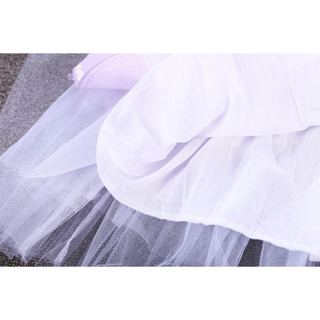 Đầm Hóa Trang Công Chúa sofia the first Màu Tím Cho Bé Gái 3-10 Tuổi