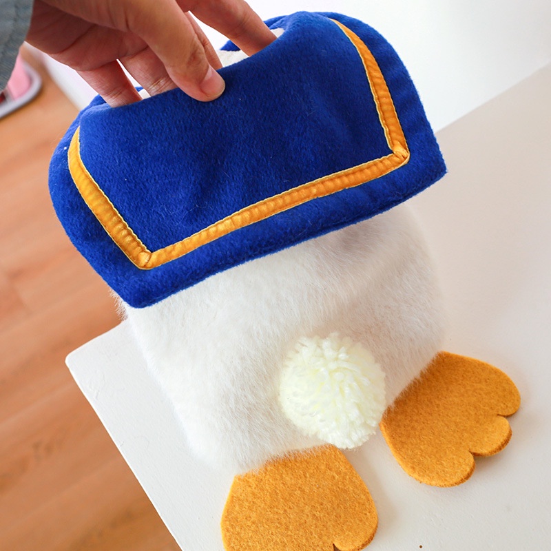 Trang Phục Hóa Trang Vịt donald Vui Nhộn Cho Thú Cưng