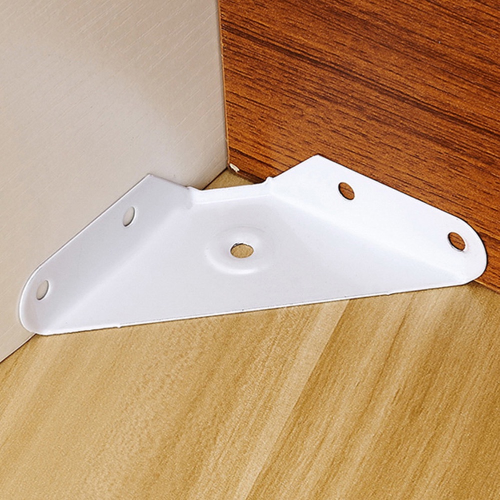Corner Brackets L-shaped Multifunction White 4PCS Bracket Attachment Accessories