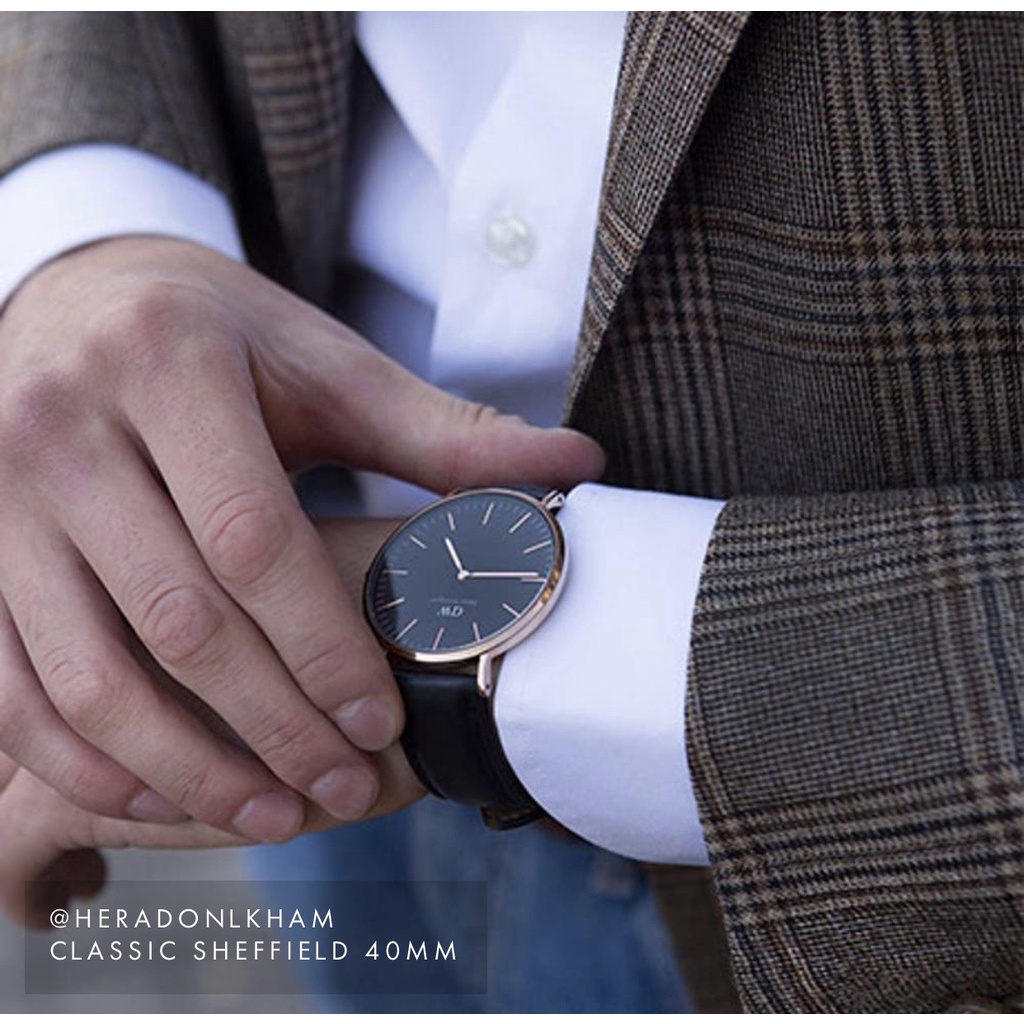 Đồng Hồ Nam Nữ Daniel Welington Classic Sheffield Rose Gold Black 32mm & 40mm DW Chính Hãng - Danielwatchstore .
