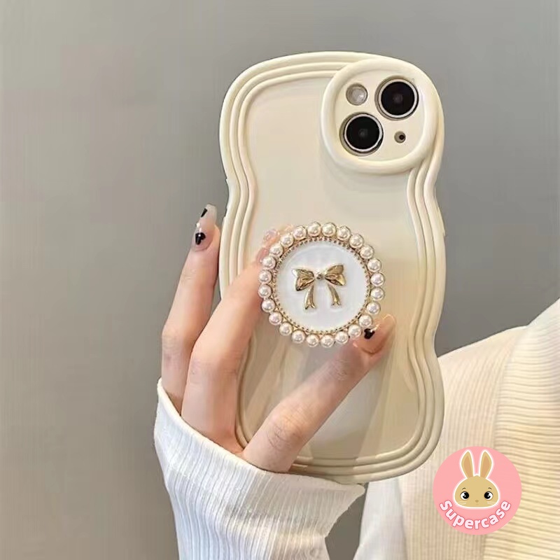 Ốp Điện Thoại Có Giá Đỡ Hình Nơ Cho iphone 15 pro max 15 plus 14 13 12 mini 11 pro max 14 plus 6 7 8 plus se 2020