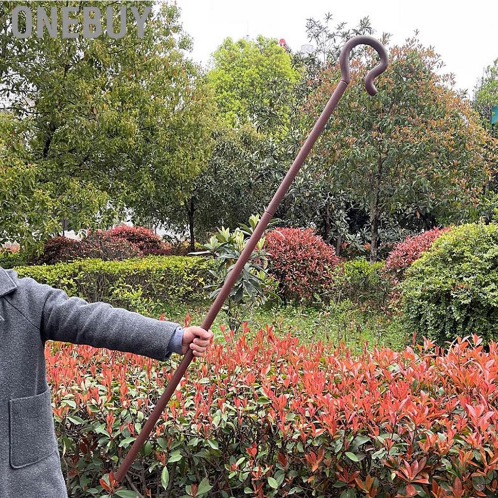 Onebuy Shepherd Cane  Halloween Decorative Props Egypt Pharaoh Scepter for Stage Performances