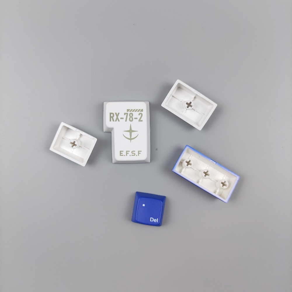 GUNDAM Keycaps SDA Profile Mobile Suit Anime PBT Dye Sub Bàn Phím Cơ Keycap