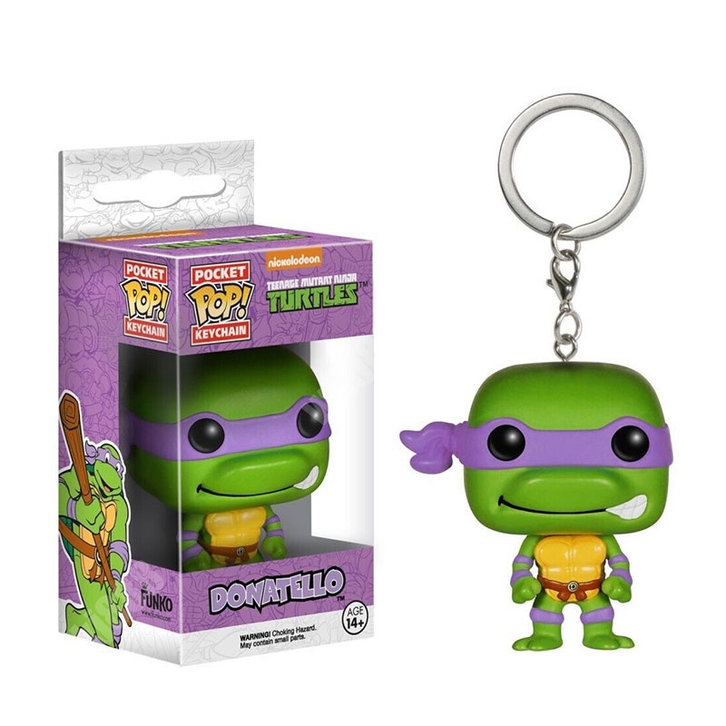 Funko pop Móc Khóa Hình Búp Bê ninja Rùa: mutation chaos donatello leonardo michelangelo