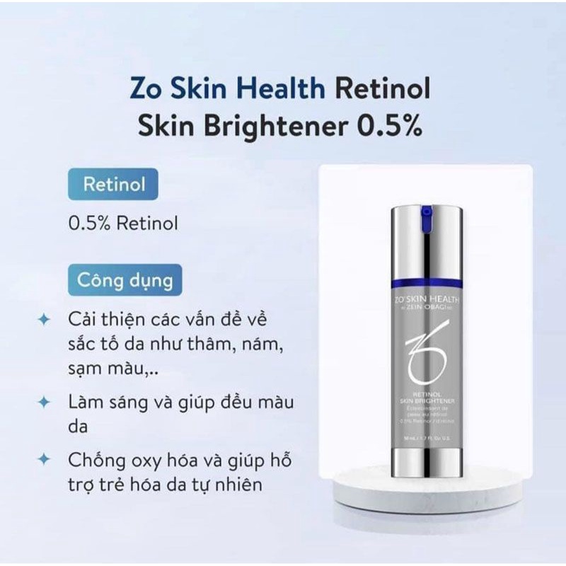 Retinol 0.5% Karmel- Zo Skin Health Chính Hãng Mỹ 50ml