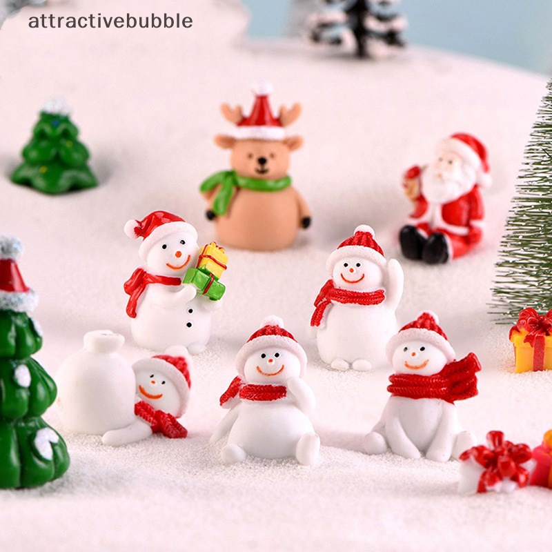Atvn Mô Hình Người Tuyết / Ông Già Noel Trang Trí Cây Thông Giáng Sinh