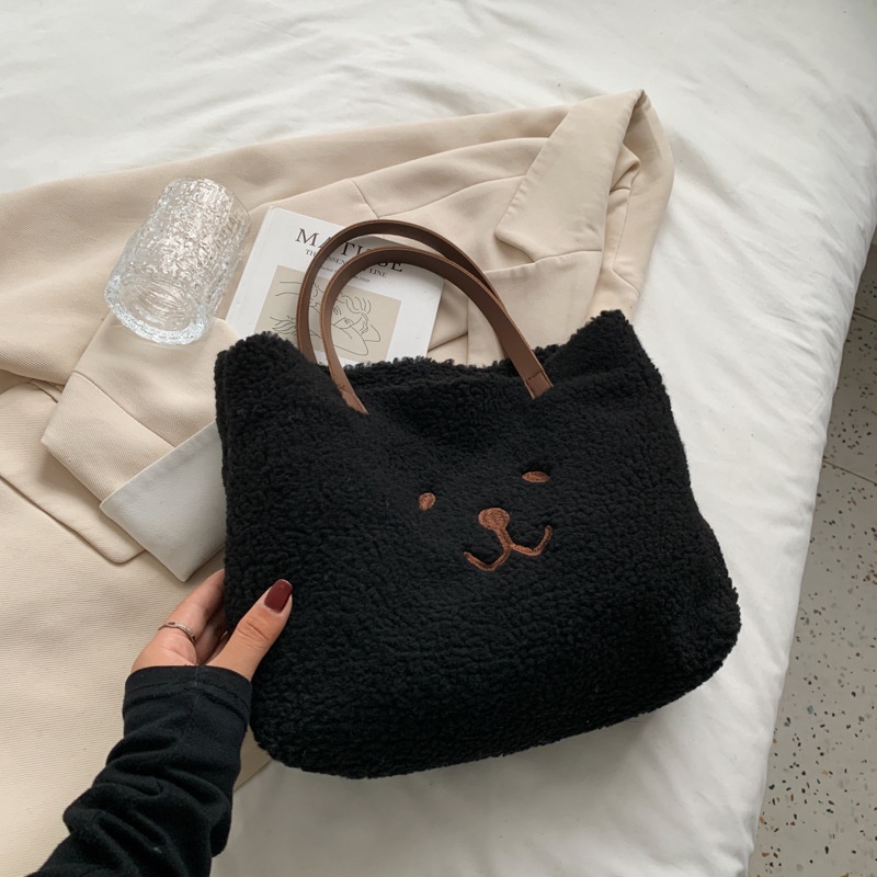 Arctic Hunter Túi Xách Lông Cừu Dễ Thương Thời Trang Cho Nữ