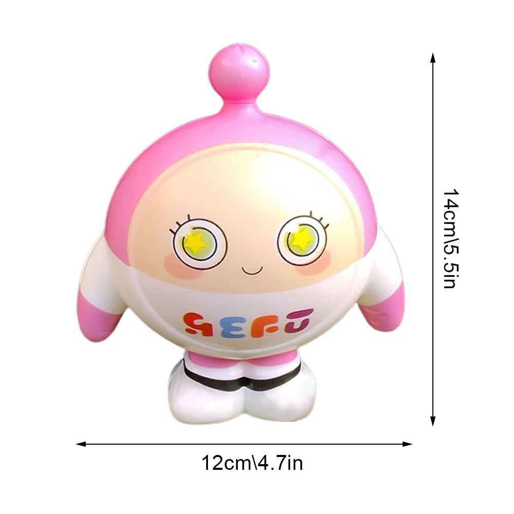 Đồ Chơi Nắn Bóp Đàn Hồi Giảm Stress Hình Quả Trứng Hoạt Hình h9l8