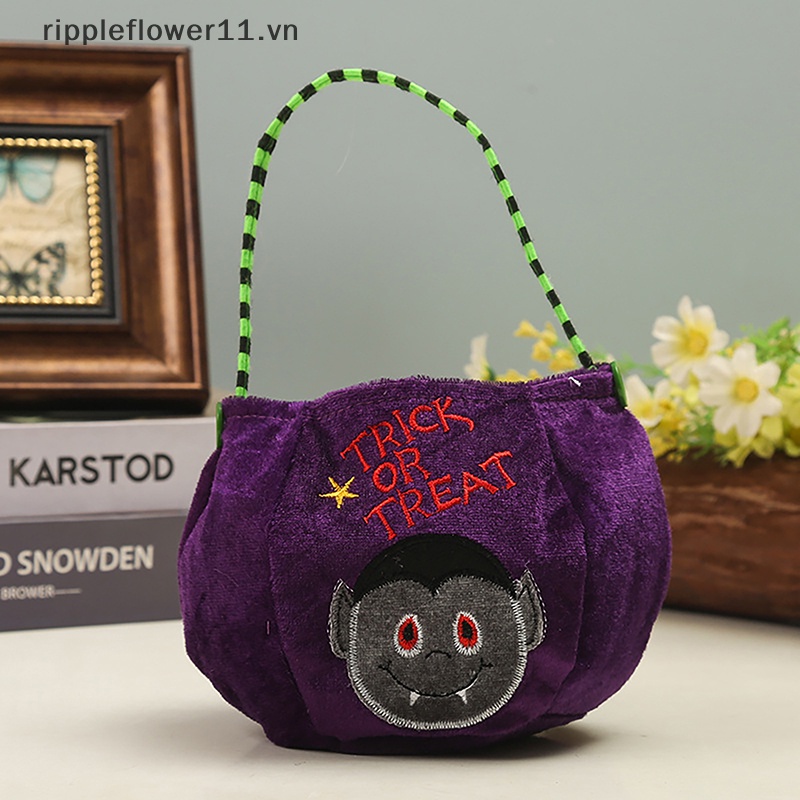 Túi Đựng Kẹo halloween 2023 Hình Phù Thủy / Mèo Đen / Bí Ngô